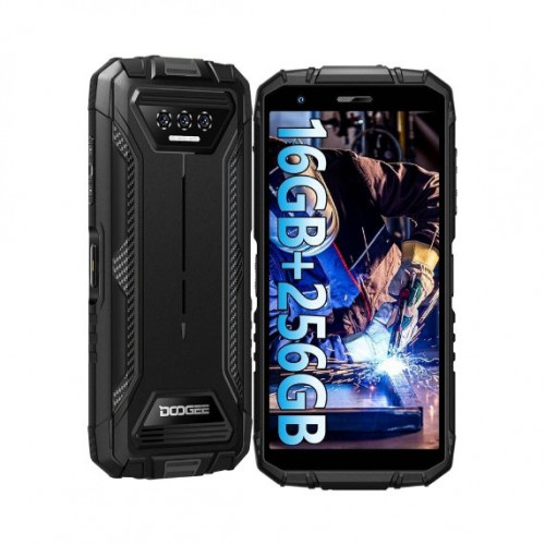 DOOGEE S41 Max (Dual Sim – NFC – 5.5”, 256 GB, 6 GB RAM) Negro
