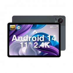 DOOGEE T30SE Gris – Tablet 11″ 2,3K 4G con 128GB, batería de 8580 mAh y Android 14