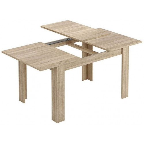 Due-Home Kendra Mesa de Comedor Extensible 140-190cm, Roble Canadiense (004586F)