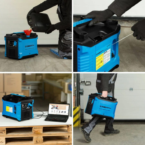 Eberth generador inverter de gasolina 1000 w