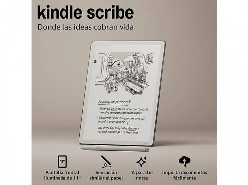 eBook EuroVolter Kindle Scribe Pantalla 11 Lápiz digital IA para tus notas