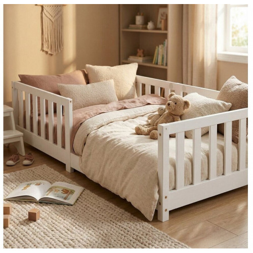 ecoMI Child's bed with fall protection 80x160cm
