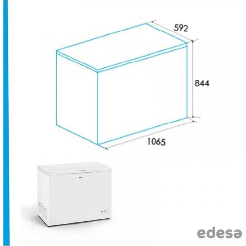 Edesa Congelador horizontal EZH-3011