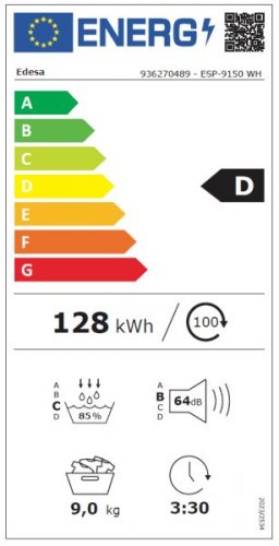Edesa ESP-9150 WH Secadora de Bomba de calor