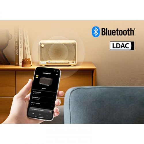 Edifier D32 Altavoz Portátil de Sobremesa Bluetooth 60W RMS Blanco