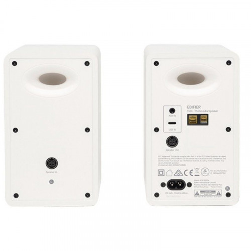 Edifier M60-White Altavoces Bluetooth 5.3 potencia 66W USB-C Hi Res Control Táctil Blancos
