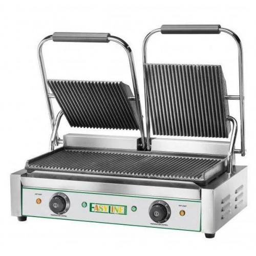 EG03 Plato de cocina de hierro fundido doble