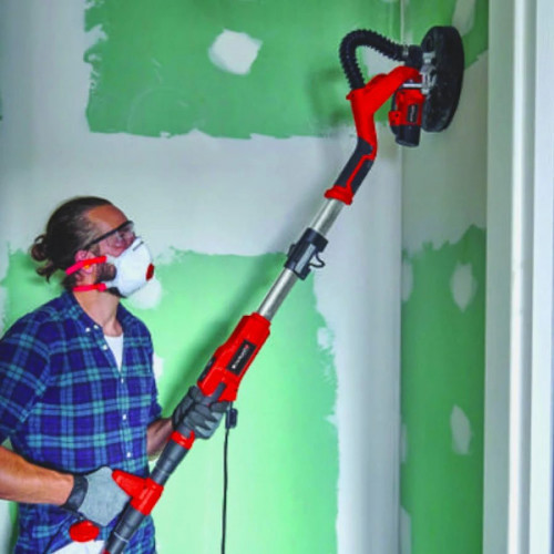 einhell Lijadora telescópica para techos y grandes superficies con aspirador
