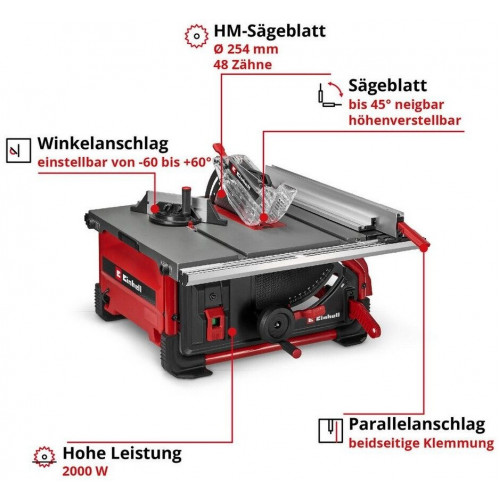 Einhell TE-TS 10 T 1800 W