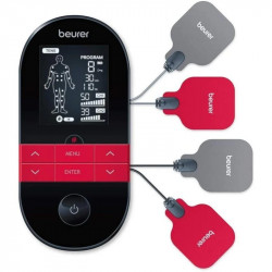 Electroestimulador Beurer EM 59 TENS EMS con calor, 64 aplicaciones y 2 canales