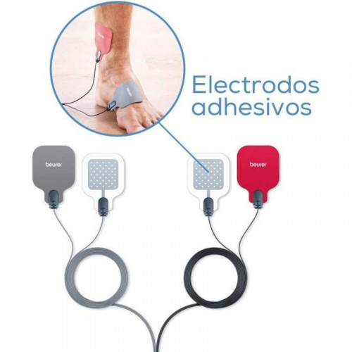 Electroestimulador Beurer EM 59 TENS EMS con calor, 64 aplicaciones y 2 canales