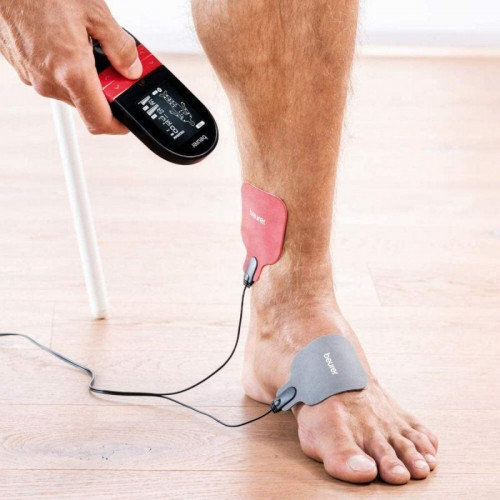 Electroestimulador Beurer EM 59 TENS EMS con calor, 64 aplicaciones y 2 canales