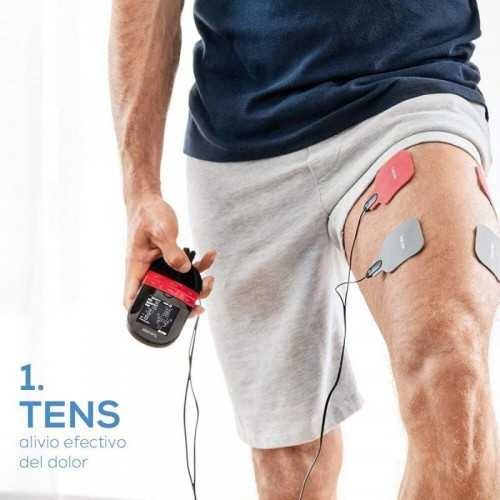 Electroestimulador Beurer EM 59 TENS EMS con calor, 64 aplicaciones y 2 canales