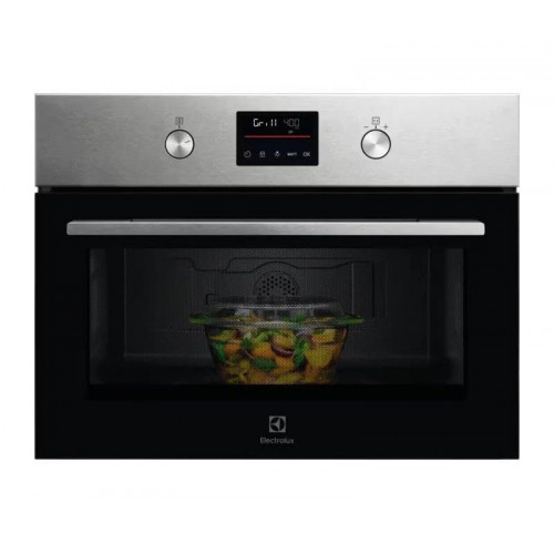 Electrolux kvmfe46gx Horno microondas empotrable de 60 cm con grill