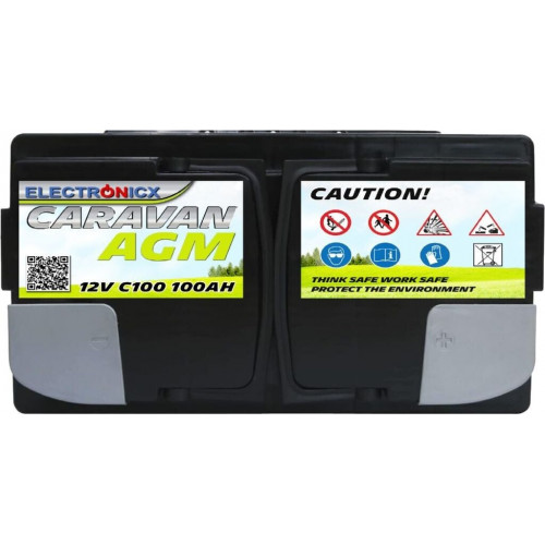 Electronicx Caravan Edition AGM (Caravan-100AH)