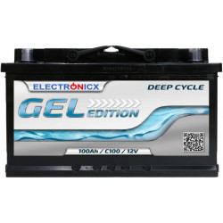 Electronicx Edition Batería GEL de Alimentación 12V 100Ah (Elec-GEL-Edition-100AH)