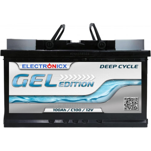 Electronicx Edition Batería GEL de Alimentación 12V 100Ah (Elec-GEL-Edition-100AH)