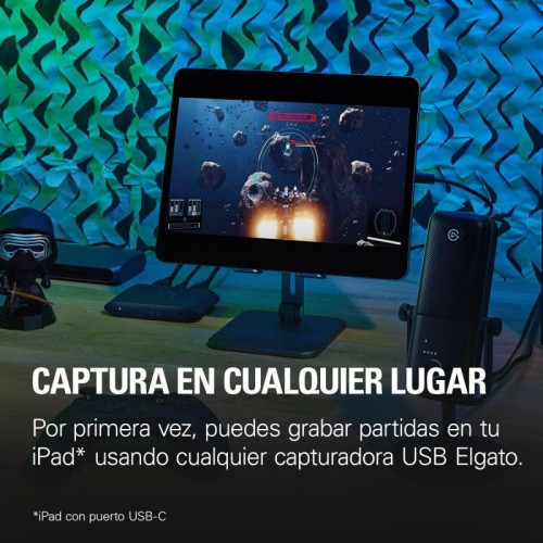 Elgato Game Capture 4K X Capturadora de Vídeo Externa UltraHD 4K 144Hz USB-C