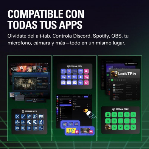 Elgato Stream Deck MK.2 Controlador de videojuego para gamers aficionados – Teclas personalizables