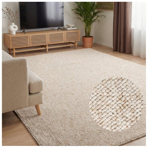Elle Rocco 160x230cm cream