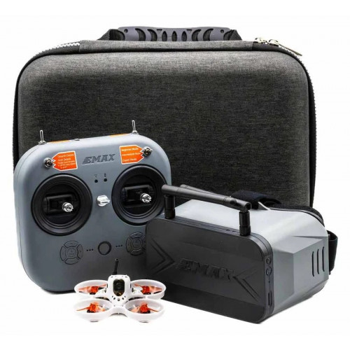 Emax Emax Tinyhawk Nanoscout Dron de carrera FPV Whoop 1S de 65 mm BNF/RTF con motor 08015 22000KV y cámara RunCam Nano 3