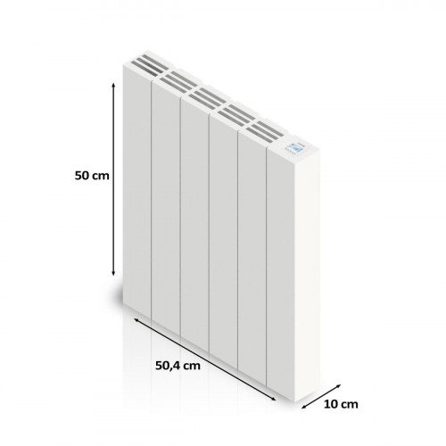 Emisor Térmico Seco AVA 1000W, Bajo Consumo-Programable 24/7, 1000W, Calor Rápido, 10m², Aluminio
