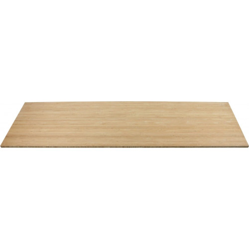Encimera de cocina alistonada maciza Bamboo mate 245x65 cm espesor 38mm