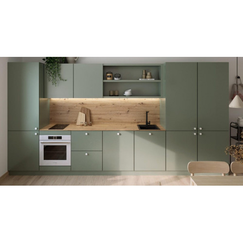 Encimera de cocina laminada compacta Amazona roble mate 240x63 cm espesor 13mm