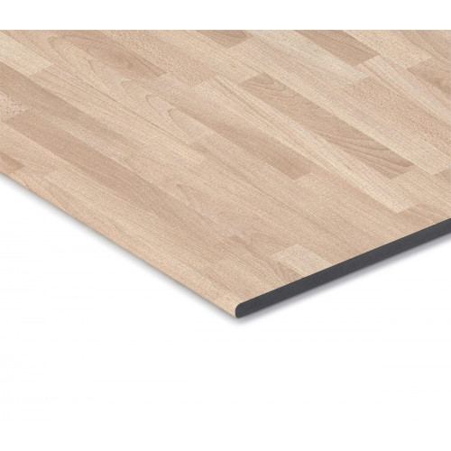 Encimera de cocina laminada compacta Eleki haya 360x63 cm espesor 13mm