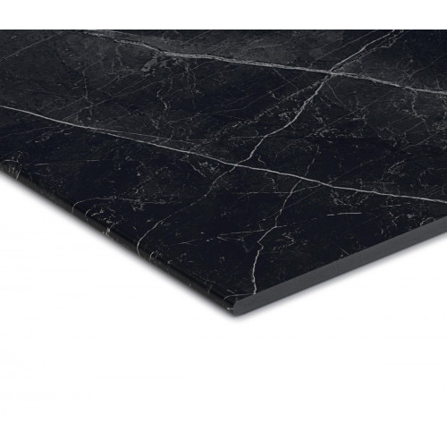 Encimera de cocina laminada compacta Milos mármol Hades mate 240x63 cm espesor 13 mm