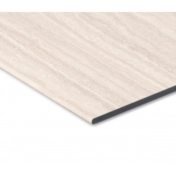 Encimera de cocina laminada compacta Milos travertino 360x63 cm espesor 13mm