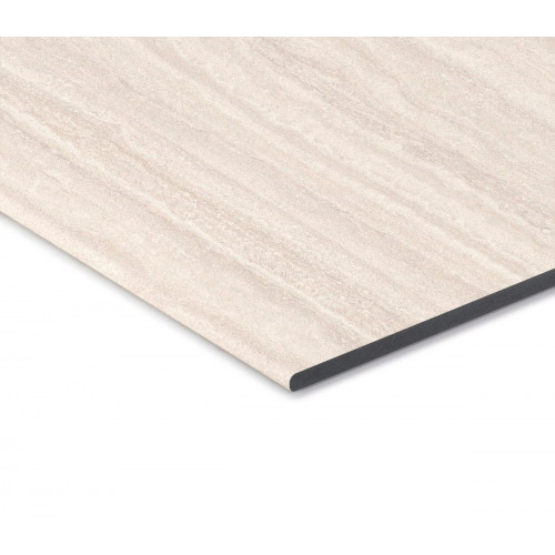 Encimera de cocina laminada compacta Milos travertino 360x63 cm espesor 13mm