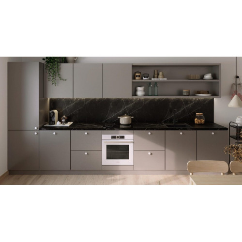 Encimera de cocina laminada Milos marmol hades mate 366x63 cm espesor 38mm