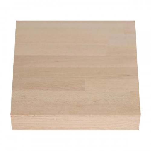 Encimera de cocina madera maciza Haya mate 250x65 cm espesor 38mm