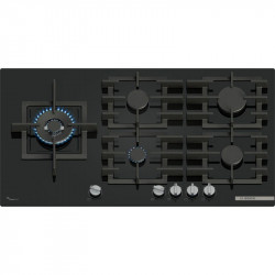 Encimera de gas Bosch Serie 6 PPM9A6I40 negra 90 cm 5 zonas vidrio templado