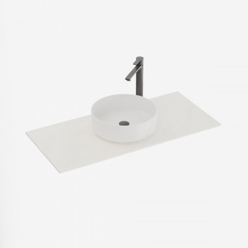 Encimera lavabo Dekton blanco roto 101x46x1.2 cm