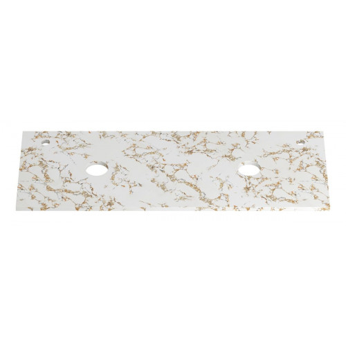 Encimera lavabo Kioto white gold 121x46x2 cm