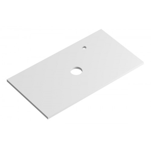 Encimera lavabo Pietra blanco 91x49x2 cm