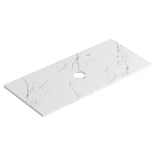 Encimera lavabo Posar piedra 100x46x2 cm