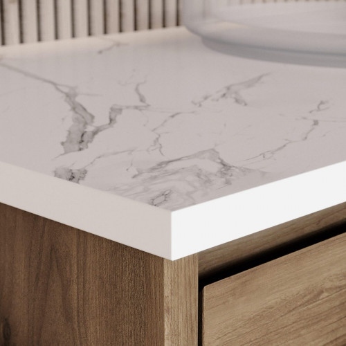 Encimera lavabo Posar piedra 100x46x2 cm