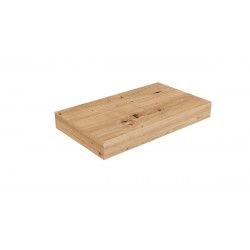 Encimera lavabo Texture roble natural 80x46x10 cm