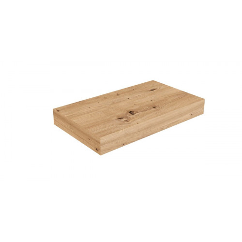 Encimera lavabo Texture roble natural 80x46x10 cm
