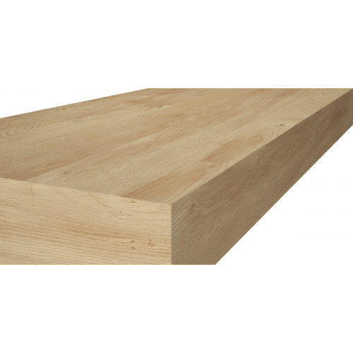 Encimera lavabo Texture roble natural 80x46x10 cm
