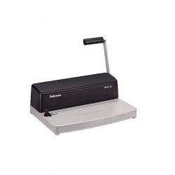 Encuadernadora Para Espiral Fellowes Metal 25 Perfora 10 Hojas A4 Encuaderna Hasta 450 Hojas