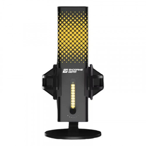 Endgame Gear XSTRM Micrófono USB con Iluminación RGB y Cancelación de Ruido AI Negro