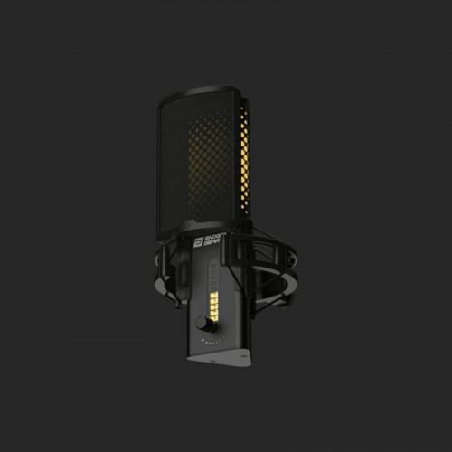Endgame Gear XSTRM Micrófono USB con Iluminación RGB y Cancelación de Ruido AI Negro