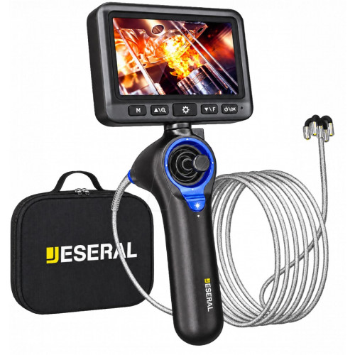 Endoscopio, monitor 5'', Ø 6,2 mm, cámara móvil 360