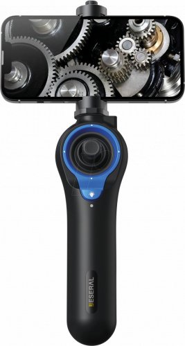 Endoscopio para smartphone, Ø 6,2 mm, cámara móvil 360