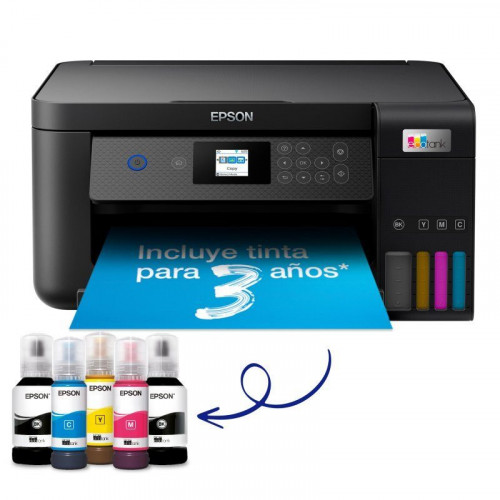 Epson EcoTank ET-2850 Multifunción Dúplex Depósito de Tinta, Wi-Fi y Hasta 3 Años de Tinta Incluida