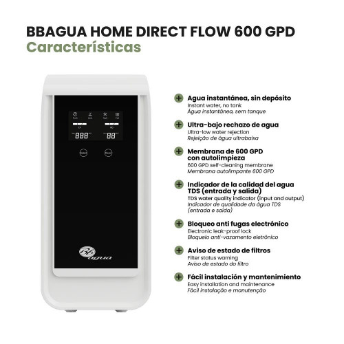Equipo de Osmosis Inversa directa modelo GPD 600